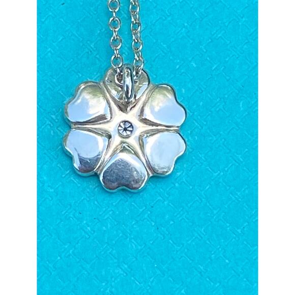 Authentic Tiffany & Co. Diamond  Necklace – Paloma Picasso Crown of Hearts - Picture 4 of 11